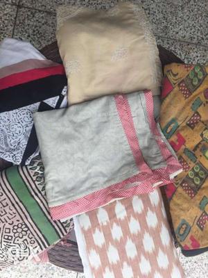 5 cotton doublebed covers and 1cotton dohar