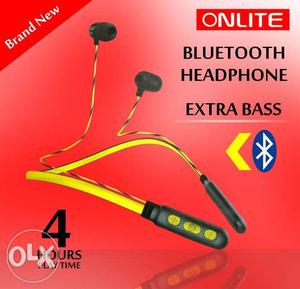 Brand New Onlite HP-16 Bluetooth neck shape headphone extra