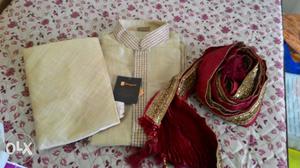 Brand new Kurta and salwar with stole for men
