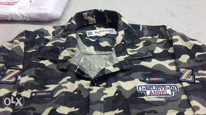 Camouflage Army Print Full Sleeves Shirt brand