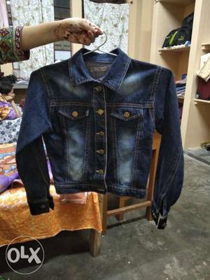 Denim jacket of small size