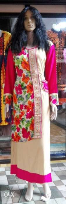 Desiner floor length kurti for sale. Many more