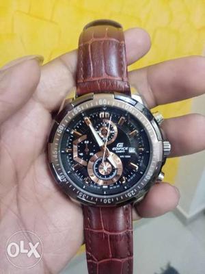 Edifice Brand New Belt Watch with 1year sellers