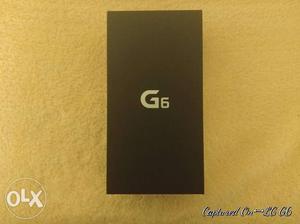 LG G6 Black Colour. 4GB/64GB. Full Box With