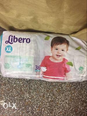 Libero xl size diapers unused big pack