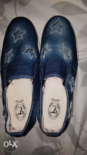 Loafers,blue in color,size -39,purely new,not