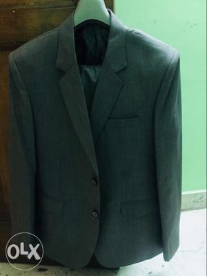 Men's Grey Colour Formal 42 Size Suit Jacket
