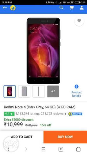 Mi note 4 h koi problm nhi h new condtion h bs