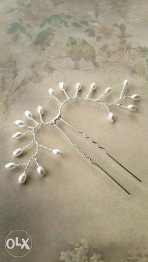 Pearl Hairpins Simple and Designing Hairpins