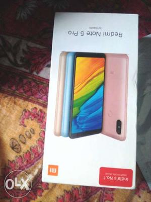 REDMI NOTE 5 PRO its brand new only 2days old. It