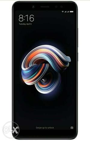 Redmi Note 5 pro 4+64 Black Seal packed Box packed
