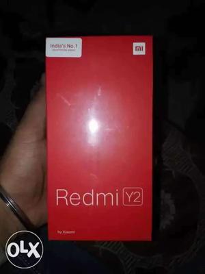 Redmi y2 new box pack