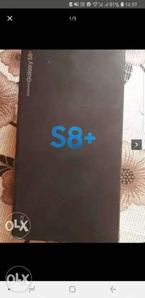 Samsung s8 plus gold colour indian phone with all