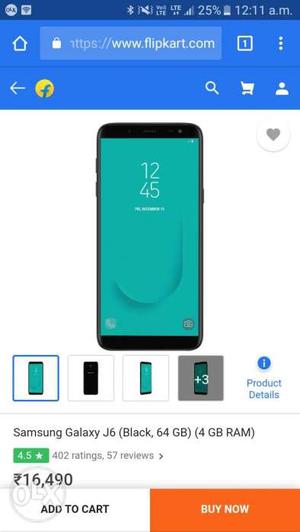 Sealed pack samsung galaxy j6 Bought yesterday