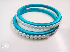 Silk thread bangles just for Rs99 pair.