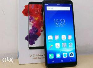 Vivo V7 verry good condition. 2 month use.mobile with box
