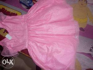 Barbie frill frock..unused..totally new..free