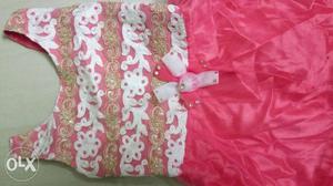 Beautiful frock dress for kid 4-6 yrs. pinkish