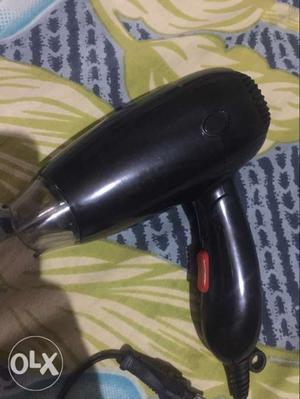 Black And Gray Corded Hair Blower