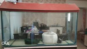 Fish tank with entire set up, aquarium cover,