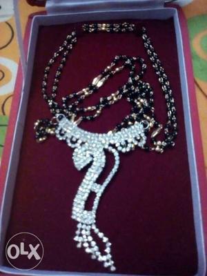 Mangal Sutra New Double Chain With Locket Never