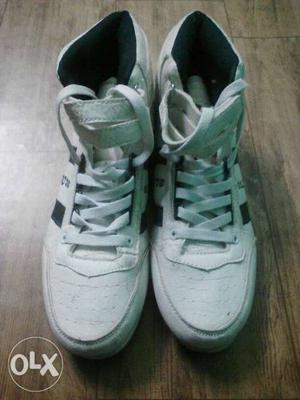 Pair Of White good condition Basketball Shoes