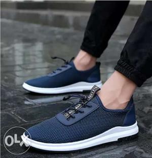 Stylish White and black Shoes for men