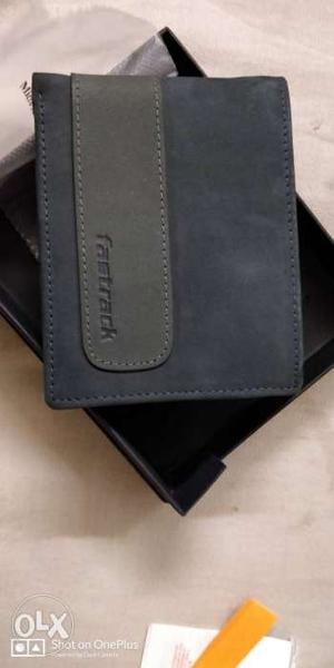 Unused Fastrack leather wallet. Original bill and