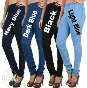 Women's Blue And Black Sweat Pants