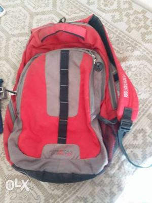 American tourister original backpack in red