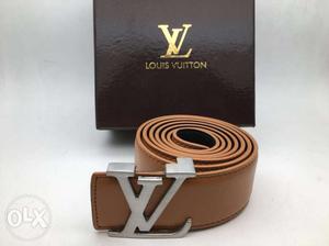 Brand New Brown Leather Louis Vuitton Belt