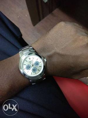 Casio chronograph watch, 1 month old, perfect new