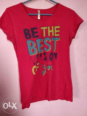 Combo offer - 3 Women T Best-printed Scoop-neck Tee Shirt