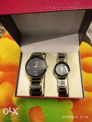 Couples watch with box