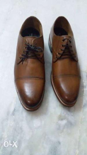Size 8uk brown goodyear welted shoes