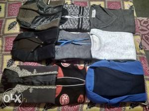 Winter clothes for men and one shervani one black half coti