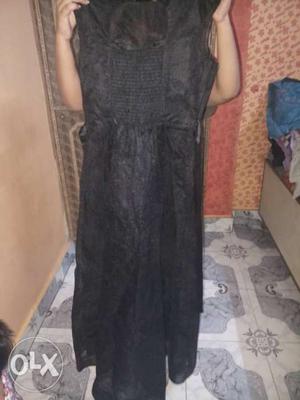 Women's Black party wear gown