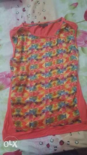 Women's multicoloured top large size