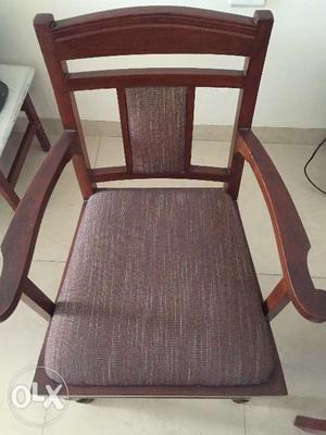 3 pure teak wood chairs available. Nearly 150