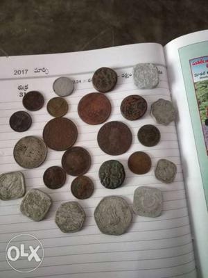 500 years old coins if any intrested call me