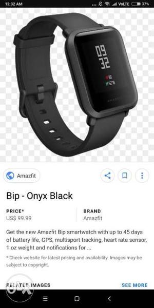 Amazfit fitness tracker imported one with English