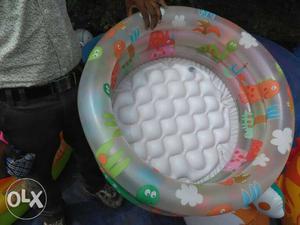 Baby's White And Green Activity Tub