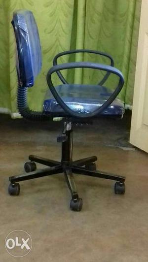 Dark Blue New Office Chair Low Back 3 pcs