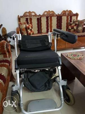Fully automatic wheelchair. Rechargeable battery