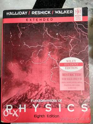 Fundamentals of Physics by Halliday Resnick and
