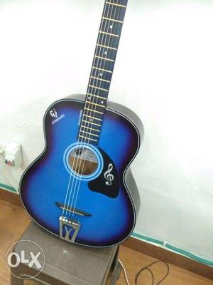 Get amazing blue guitar with warranty in rs