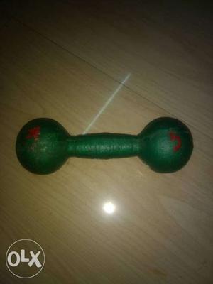 Green Fixed Weight Dumbbell