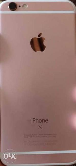 I phone 6s 16gb. Rose gold colour. more than a year