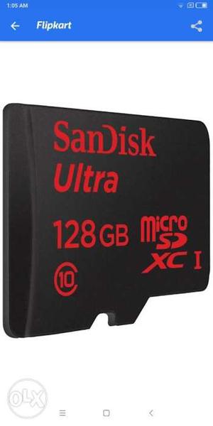 I want to sale my 128 GB memory card SanDisk