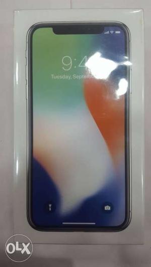 IPhone x 256gb silver nonactivated seal global